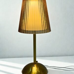 Premium Golden Crystal Table Lamp – Warm Ambient LED Light for Bedroom, Living Room & Home Décor