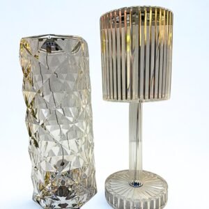 Premium Crystal-Style LED Table Lamp & Vase Set – Modern Decorative Lighting & Home Décor