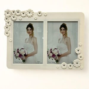 White Double Photo Frame